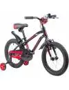 Велосипед детский NOVATRACK Prime 16 (черный/красный, 2019) фото 2